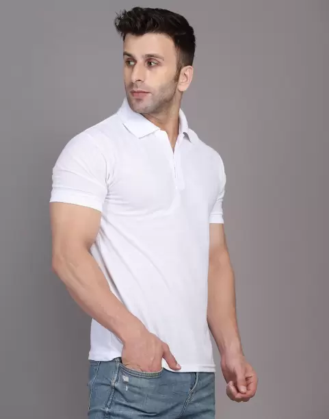 Men Solid Polo